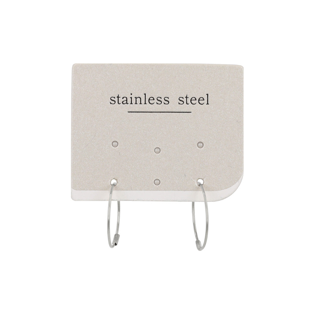 ピアス ステンレス 1.5cm シームレスリング フープピアス