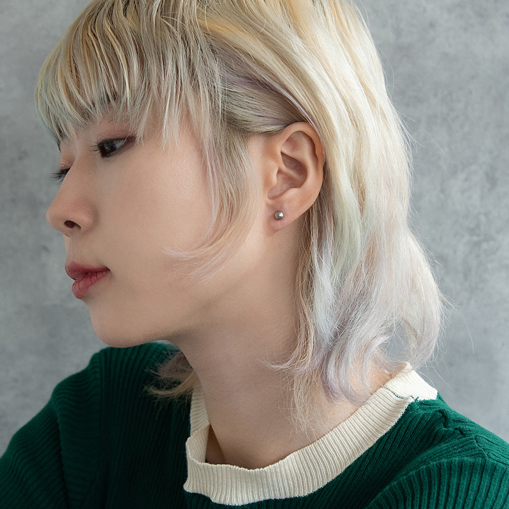 ボディピアス サージカルステンレス シルバー ネジ式 ストレートバーベル 14G 16G 18G 20G 【1個販売】