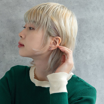 ボディピアス サージカルステンレス シルバー ネジ式 ストレートバーベル 14G 16G 18G 20G 【1個販売】