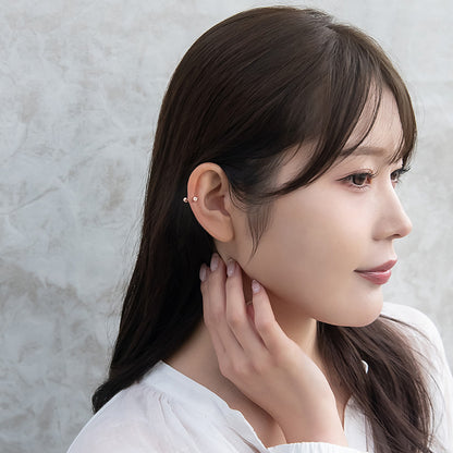 ボディピアス サージカルステンレス 316L ピンクゴールド 両ネジ式 ストレートバーベル 14G 16G 18G 20G 【1個販売】