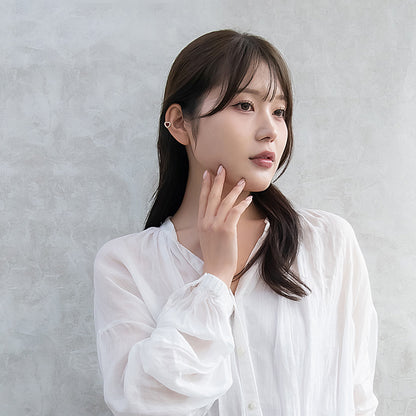 ボディピアス サージカルステンレス ハート カラー ストーン ストレートバーベル ネジ式 18G 【1個販売】