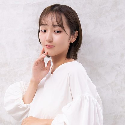 ピアス ニッケルフリー オープンハート カラー ストーン 18金 K18 ポストピアス