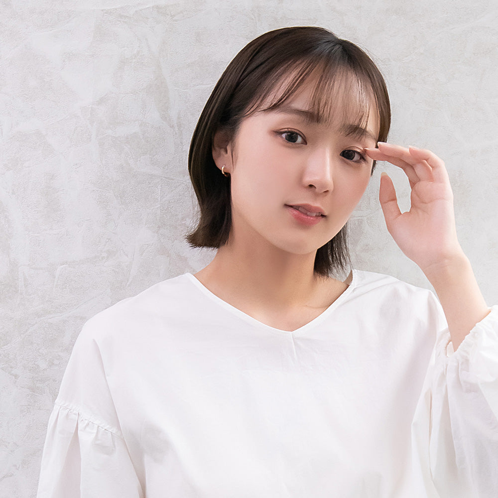 ピアス ニッケルフリー メタル ワンタッチ フープ 18金 K18 ポストピアス