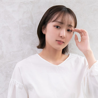 ピアス ニッケルフリー メタル ワンタッチ フープ 18金 K18 ポストピアス