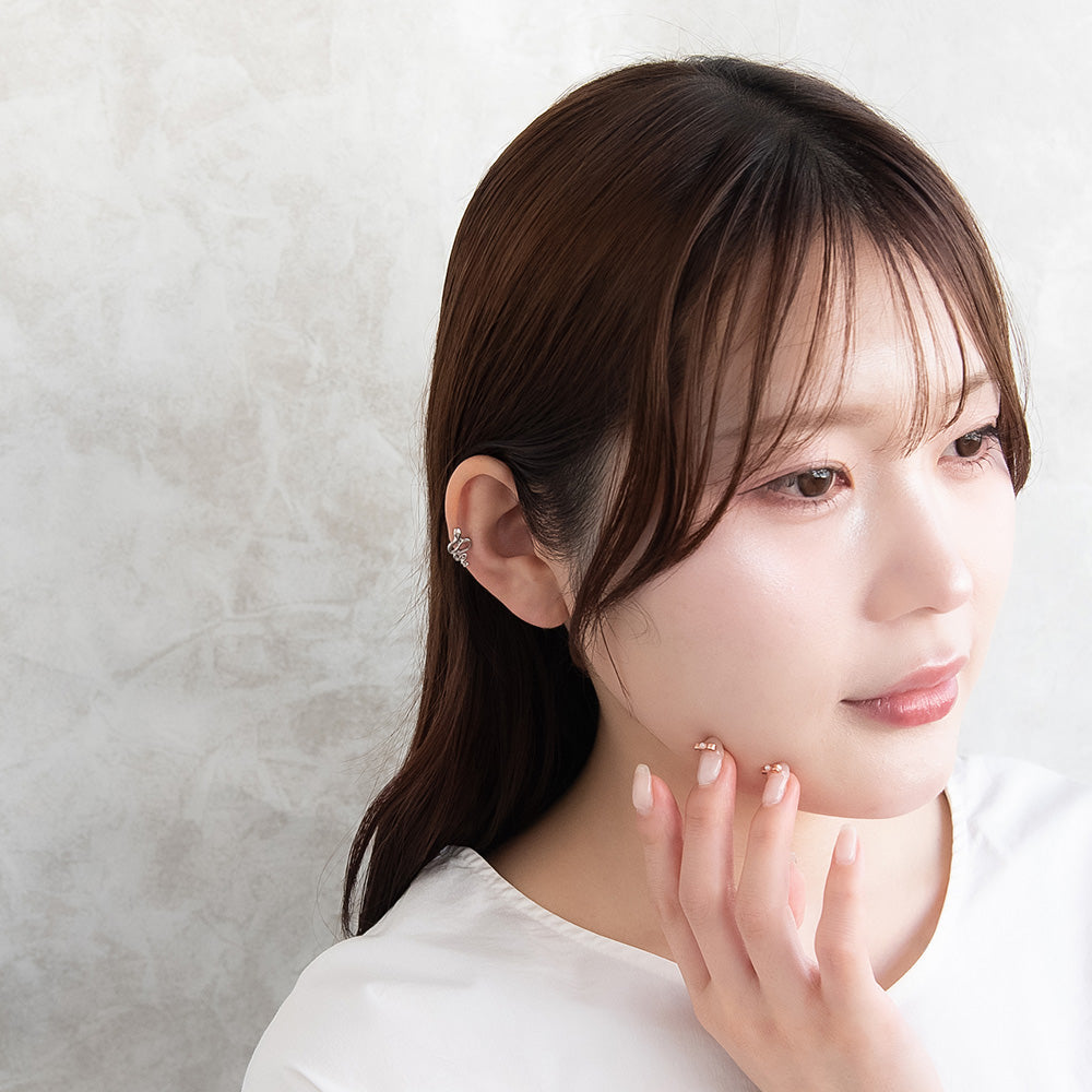 ボディピアス ヘビ ストレートバーベル ネジ式 サージカルステンレス 16G 【1個販売】