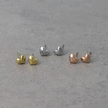 ピアス ハート ステンレスポスト スタッドピアス