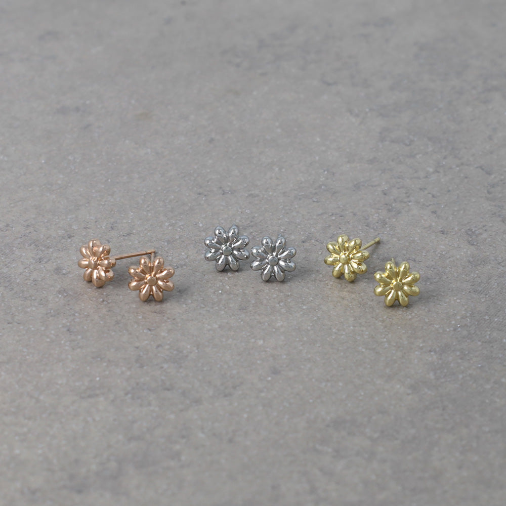 ピアス フラワー コンチョ ステンレスポスト スタッドピアス
