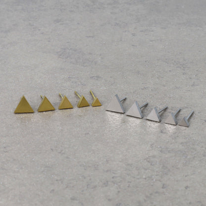 ピアス ステンレス トライアングル 5個セット ステンレスポスト スタッドピアス