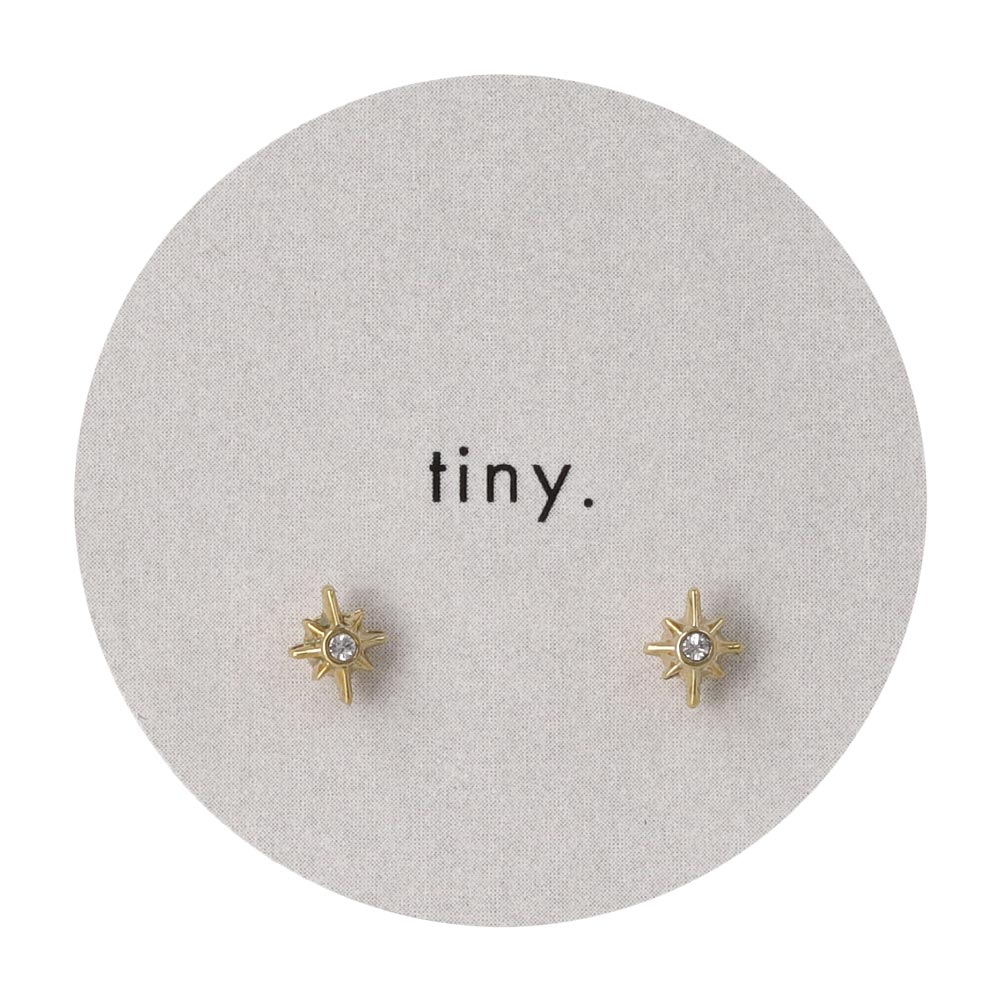 ピアス tiny. ニッケルフリー メタル スター 星 一等星 ストーン 小粒 スタッドピアス