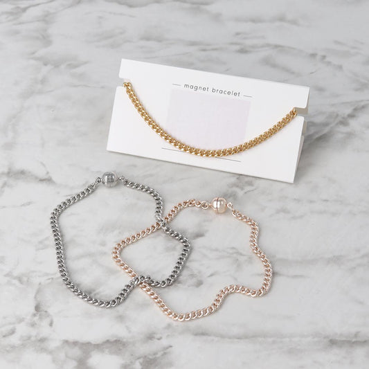 ブレスレット ニッケルフリー メタル キヘイチェーン マグネットブレスレット
