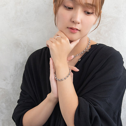 ブレスレット Awesome ニッケルフリー メタル サークル ボール チェーンブレスレット