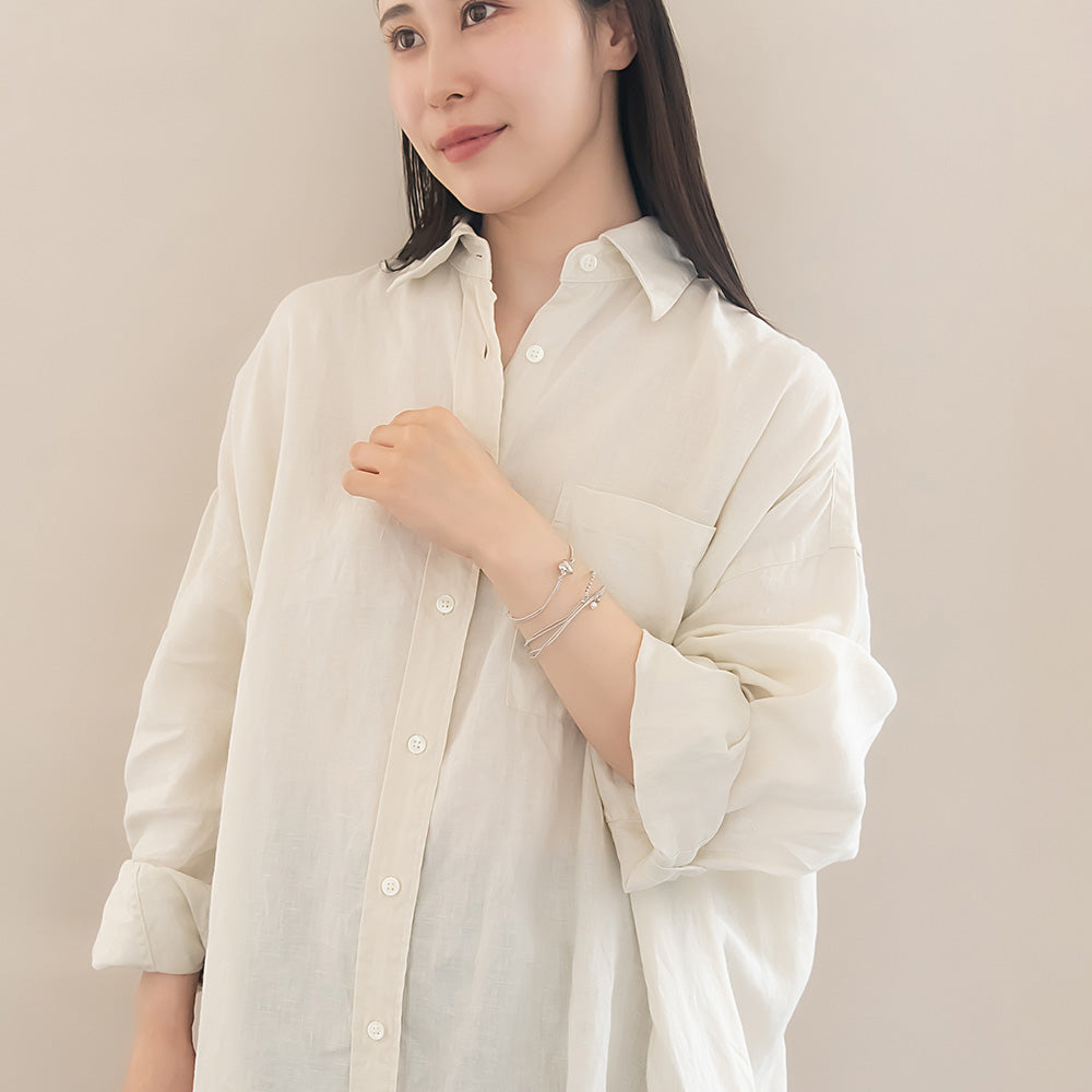 ブレスレット ANTI SHOCK 静電気軽減 ニッケルフリー メタル チェーン ストーン 連爪 パール ハート ラメ糸 3本セット ゴムブレスレット