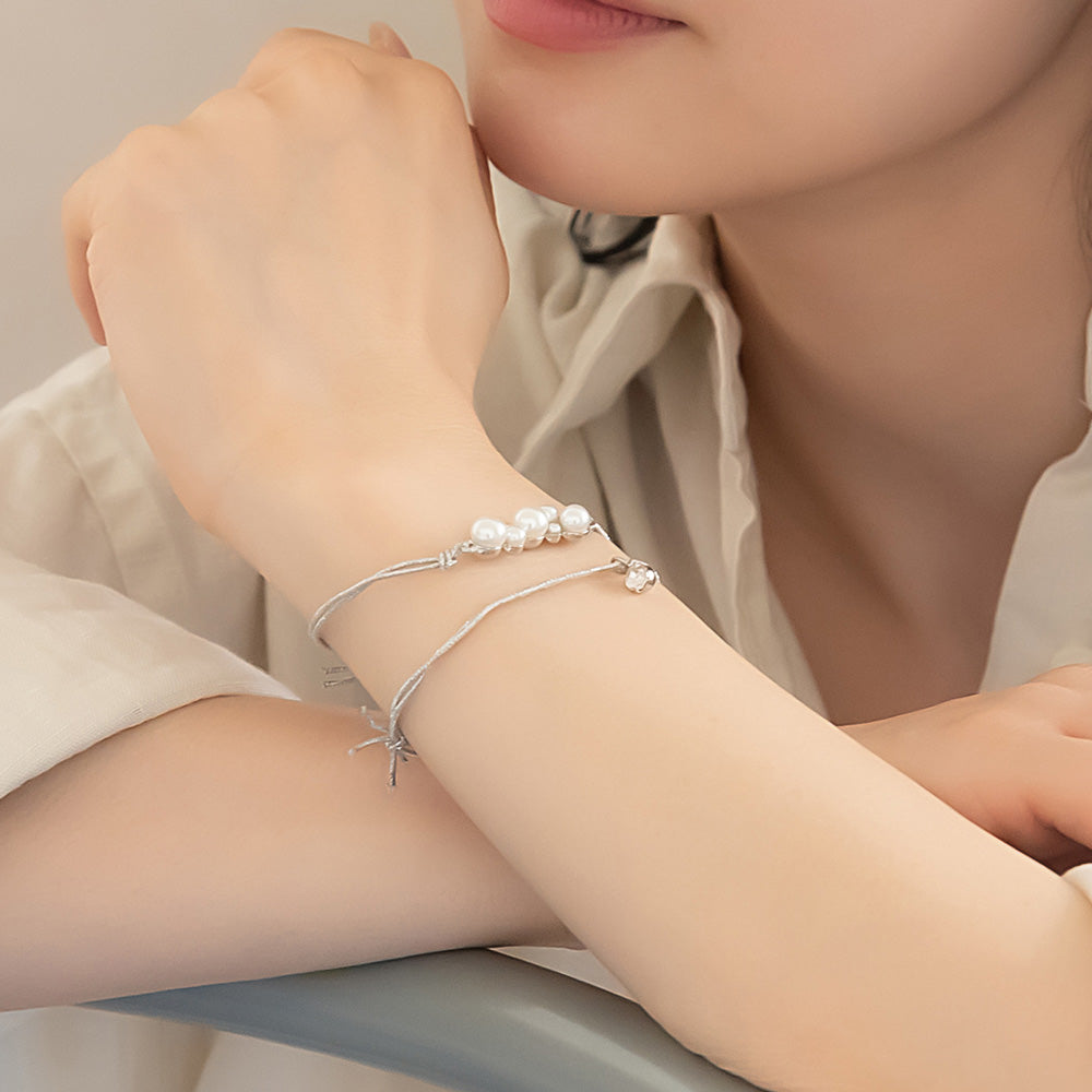 ブレスレット ANTI SHOCK 静電気軽減 ニッケルフリー メタル バブル