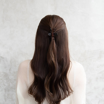 ヘアクリップ ライン ベーシック カラー 68mm バンスクリップ