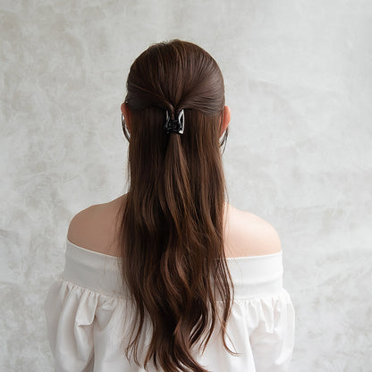 ヘアクリップ ラインストーン ミニ バンスクリップ