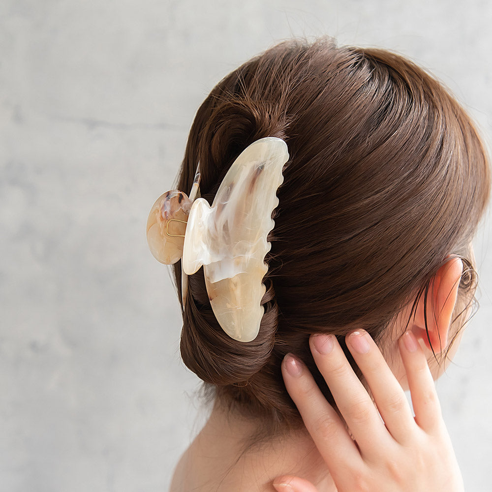 ヘアクリップ マーブル バンスクリップ – OSEWAYAオンラインストア
