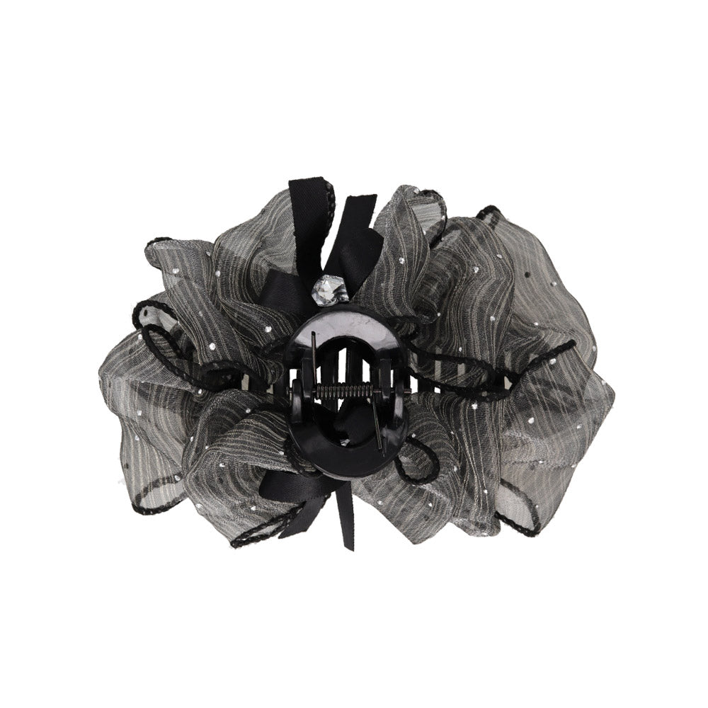 【原価ぶっ壊し割引】LE SOIRリボンヘアクリップ Rora ヘアクリップ ソリード クリップ 縦立体リボン : ZOZOTOWN