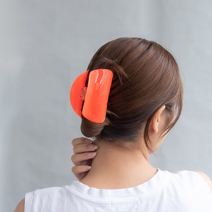 ヘアクリップ ハーフサークル カラー バンスクリップ