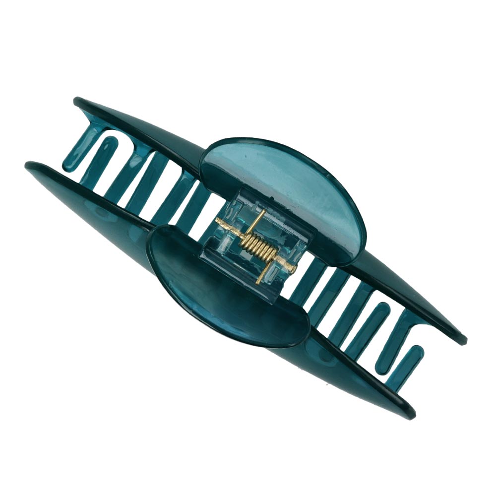 ヘアクリップ クリア スケルトン ネオンカラー バンスクリップ