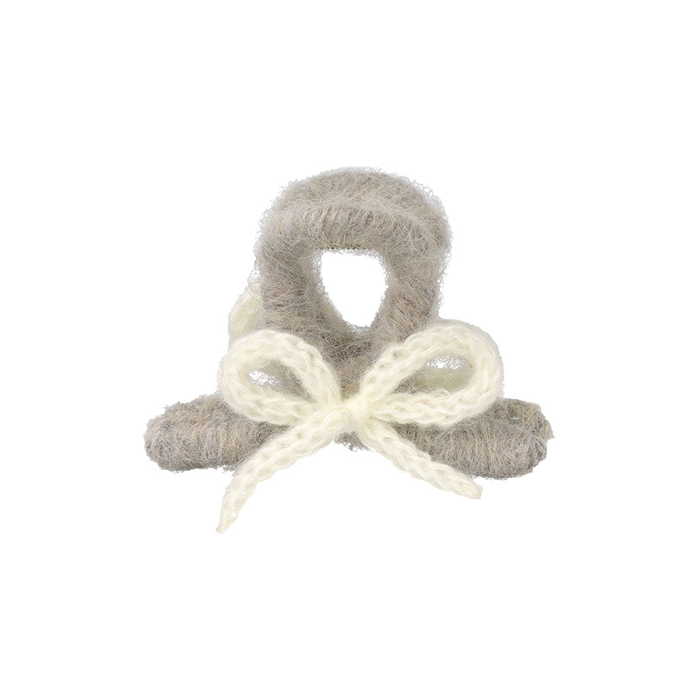 裂き布リボン入引き揃え糸✨ヘアクリップ 裂き布リボン入引き揃え糸✨ヘアクリップ フェザー ヘアクリップ