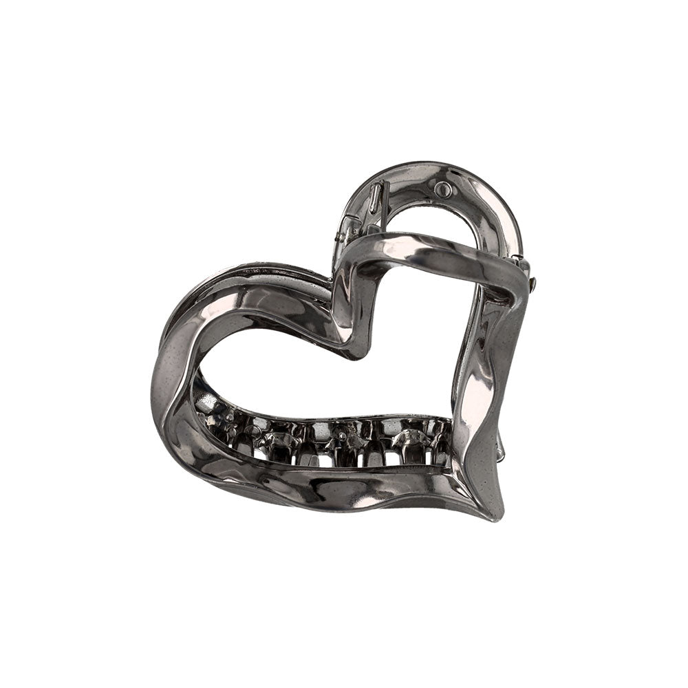 ヘアクリップ メタルカラー ハート バンスクリップ – OSEWAYA