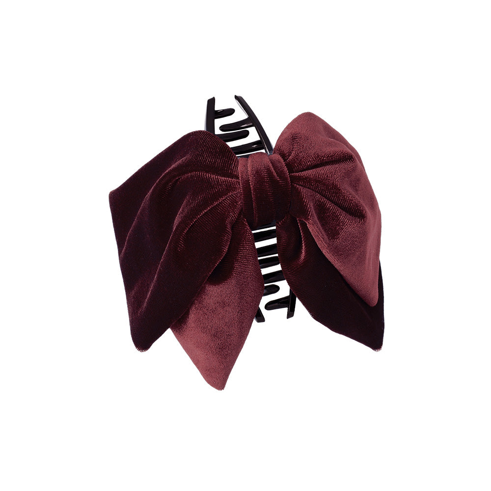 ヘアクリップ ベロア リボン バンスクリップ – OSEWAYAオンラインストア