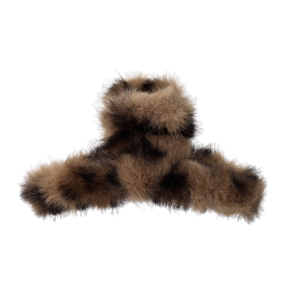 ヘアクリップ フェイクファー レオパード バンスクリップ – OSEWAYA