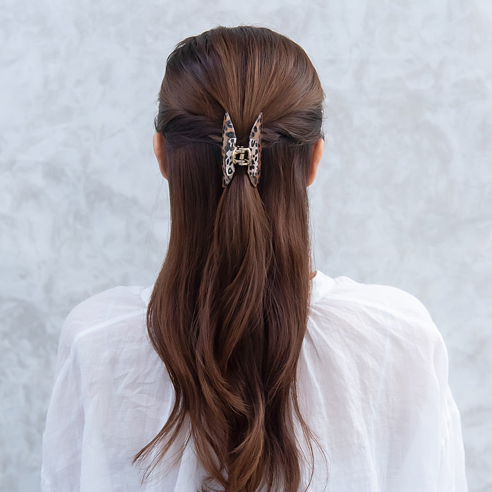 ヘアクリップ レオパード ラメ バンスクリップ – OSEWAYAオンラインストア