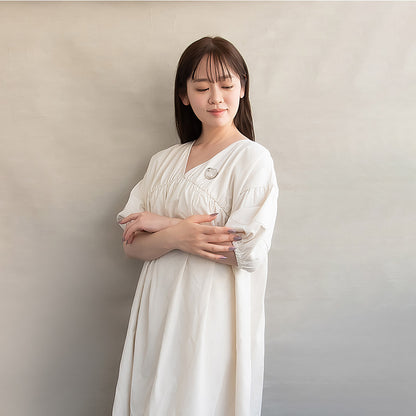 ブローチ ステンレス メタル ハート パール ピンタイプ