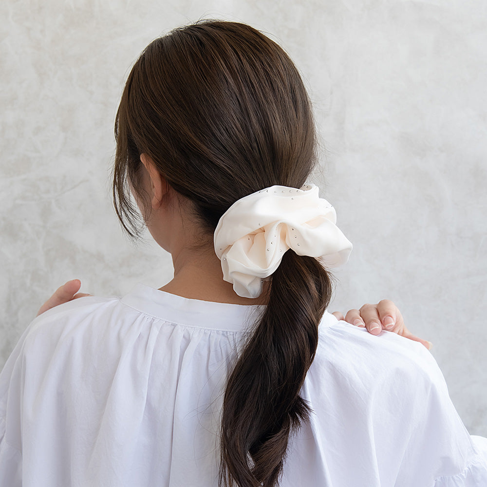 シュシュ ストーン ライン モノトーンカラー – OSEWAYA