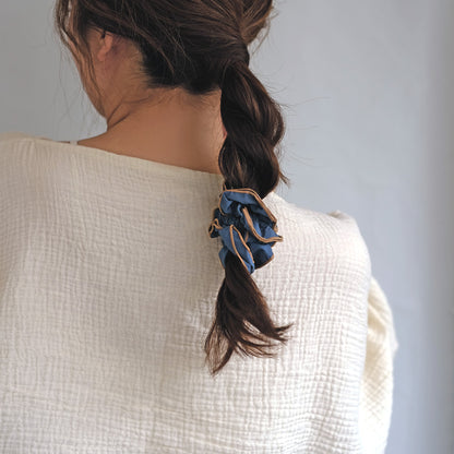 シュシュ Candy Chouchou ロング バイカラー フリル