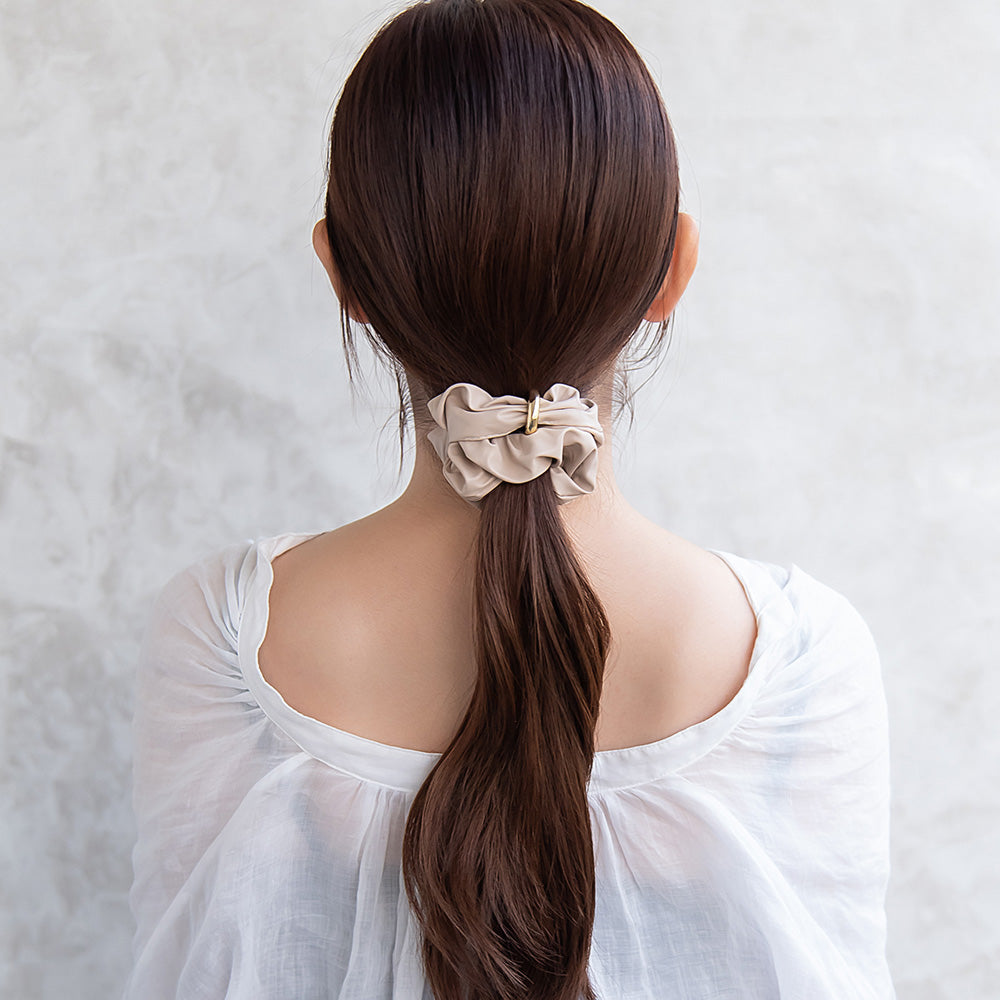 シュシュ 合皮 メタル リング ベーシックカラー – OSEWAYAオンラインストア