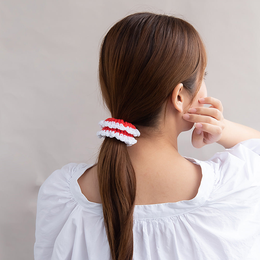 シュシュ ふわふわ 毛糸 手編み – OSEWAYAオンラインストア