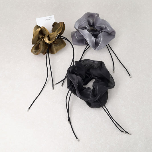 シュシュ ドロストシュシュ オーガンジー