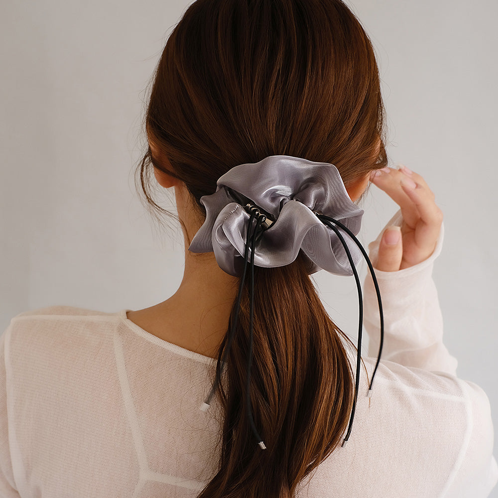 シュシュ ドロストシュシュ オーガンジー