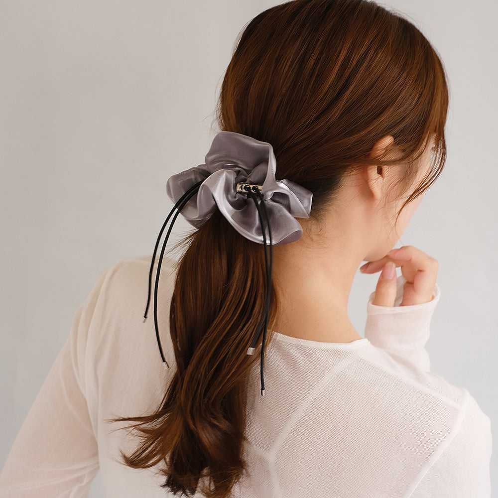 シュシュ ドロストシュシュ オーガンジー