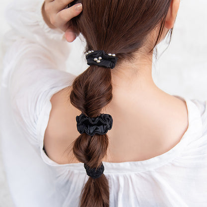 シュシュ ブラック 3個セット