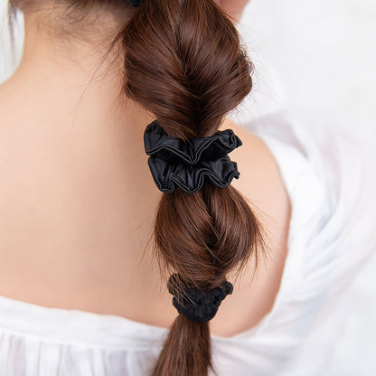 シュシュ ブラック 3個セット