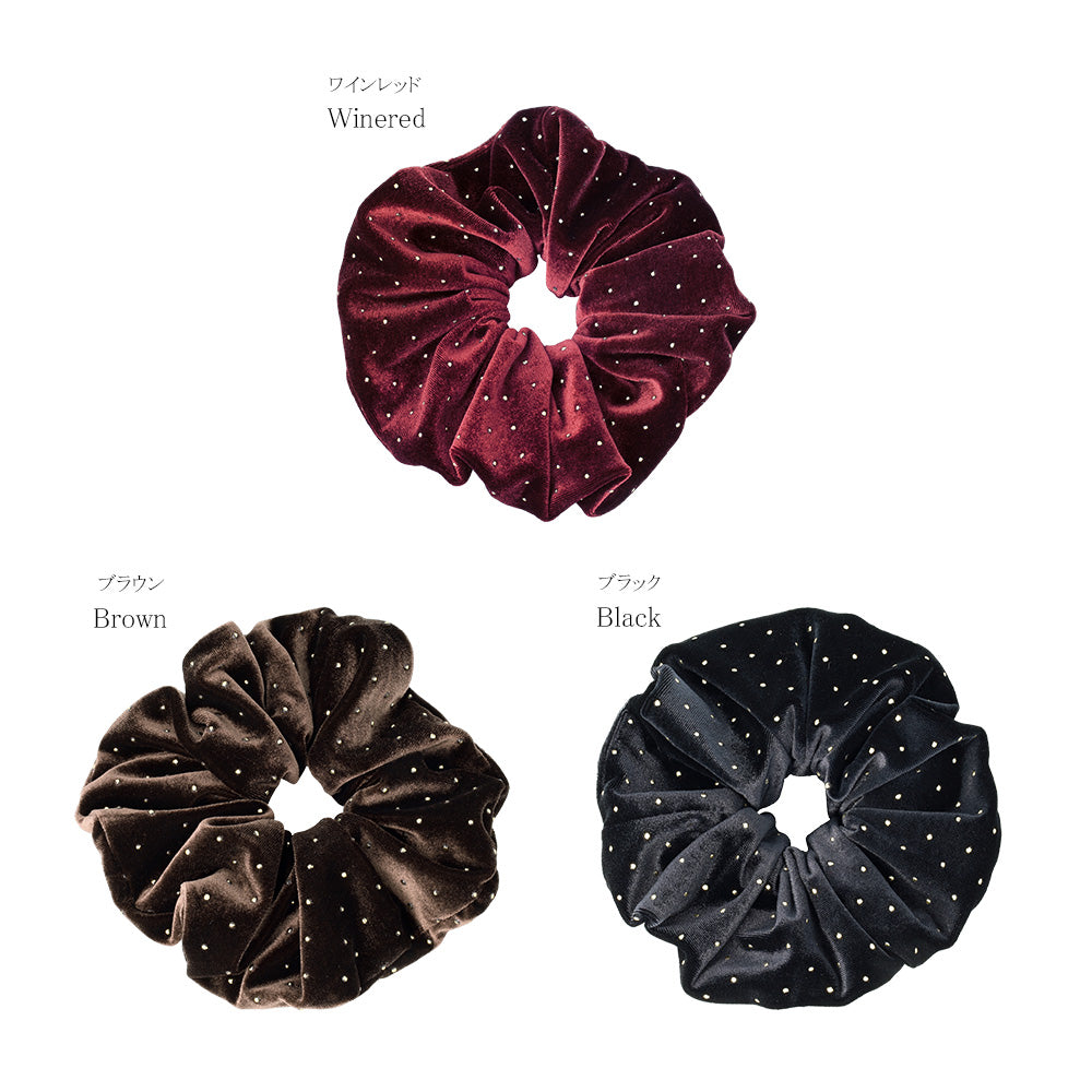 値下げアッカベロアシュシュ ベルベットループシュシュ （ヘアゴム・シュシュ）｜ACCA