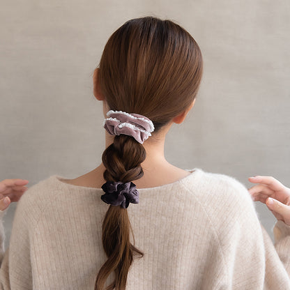 シュシュ ベロア 2個セット