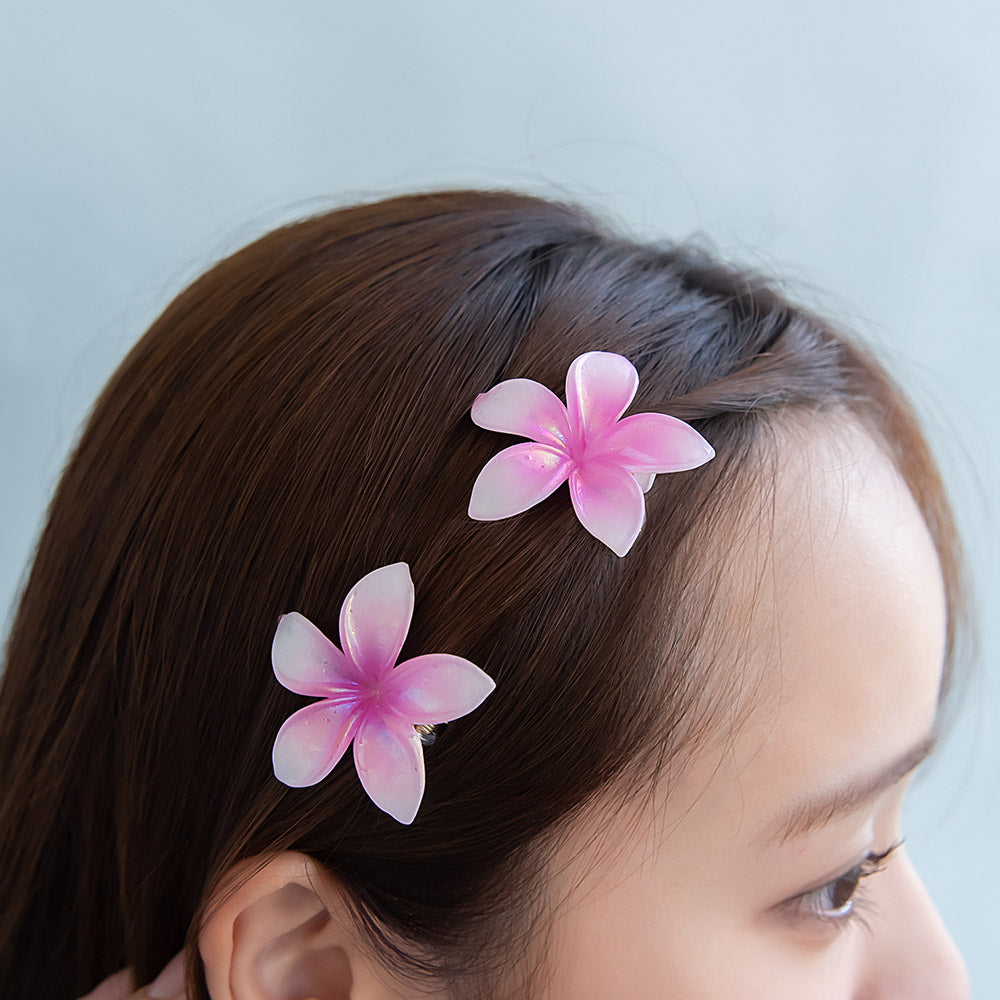 マチャケ様　花ヘアゴ厶、ヘアクリップ各種 カラフルお花のヘアクリップBIG（288個入） | その他（Other