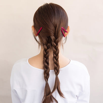 ヘアクリップ ベロア 3個セット