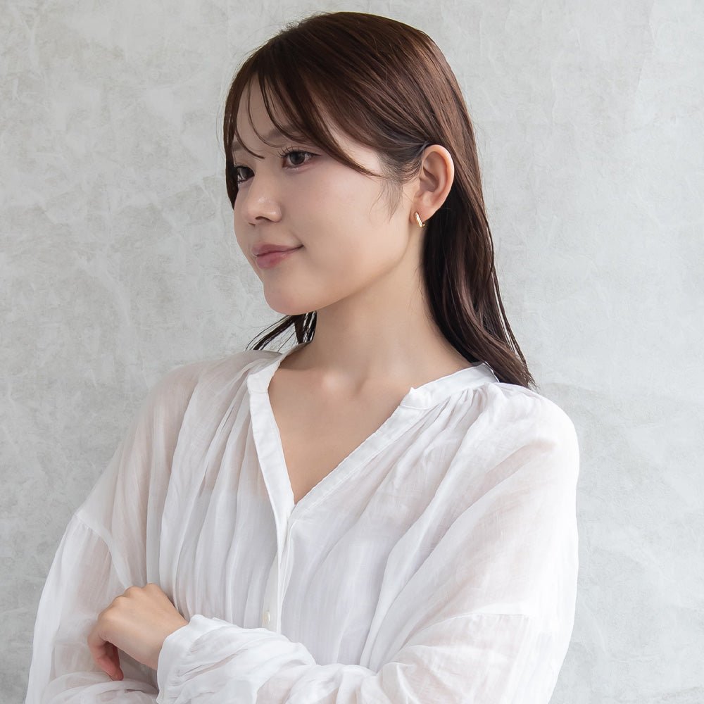 イヤリング ニッケルフリー キュービックジルコニア メタル ネジバネ式イヤリング