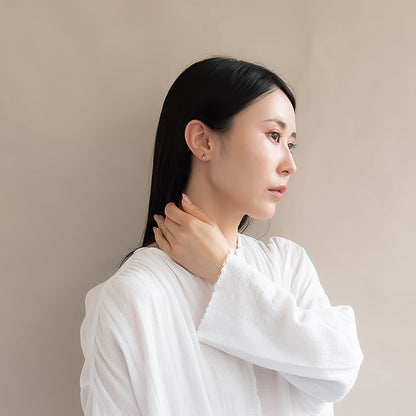 イヤリング ステンレス メタル 12mm フープタイプ パイプイヤリング