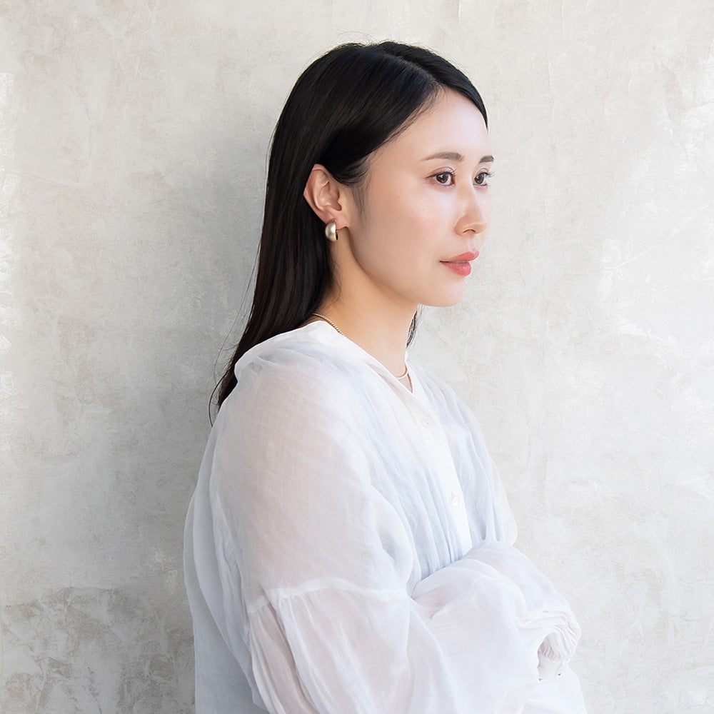 イヤリング ニッケルフリー sable gold メタル ワイド C型 ネジバネ式イヤリング