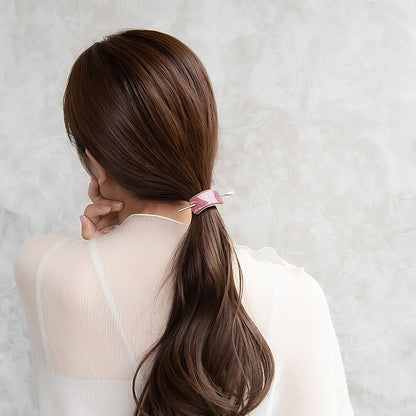 MajeCuff/マジェカフ マジェステみたいなヘアカフ レクタングル カーブ マーブル プレート メタル ライン