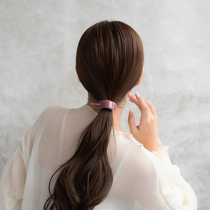 MajeCuff/マジェカフ マジェステみたいなヘアカフ レクタングル カーブ マーブル プレート メタル ライン