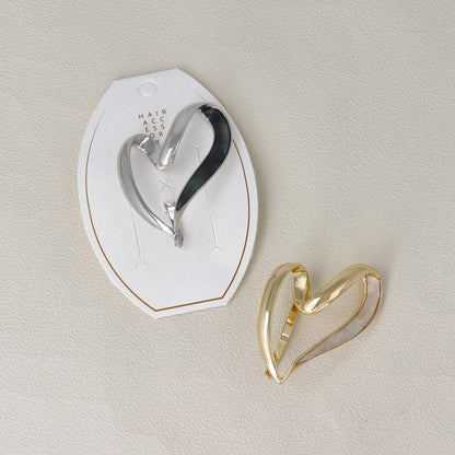 ヘアカフ メタル シェル ライン ハート