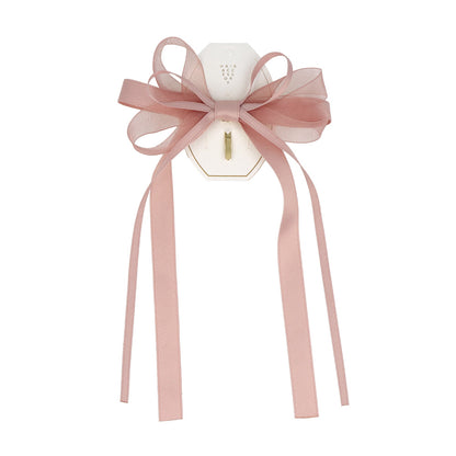 ヘアカフ ダブル ロング リボン シアー カラー