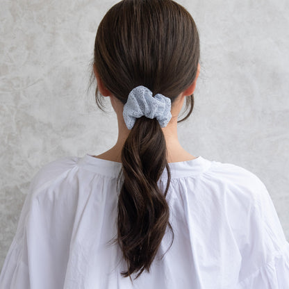 ヘアカフ クラップカフ カラー レース シュシュ風